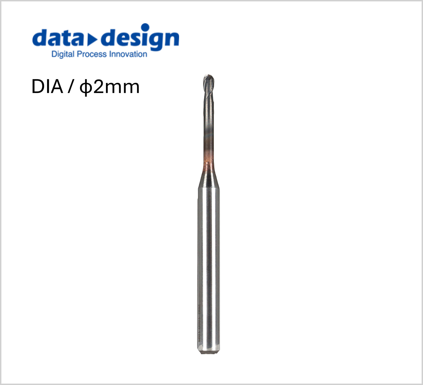DDエクストラファインエンドミル - R1 (φ2mm)ボール