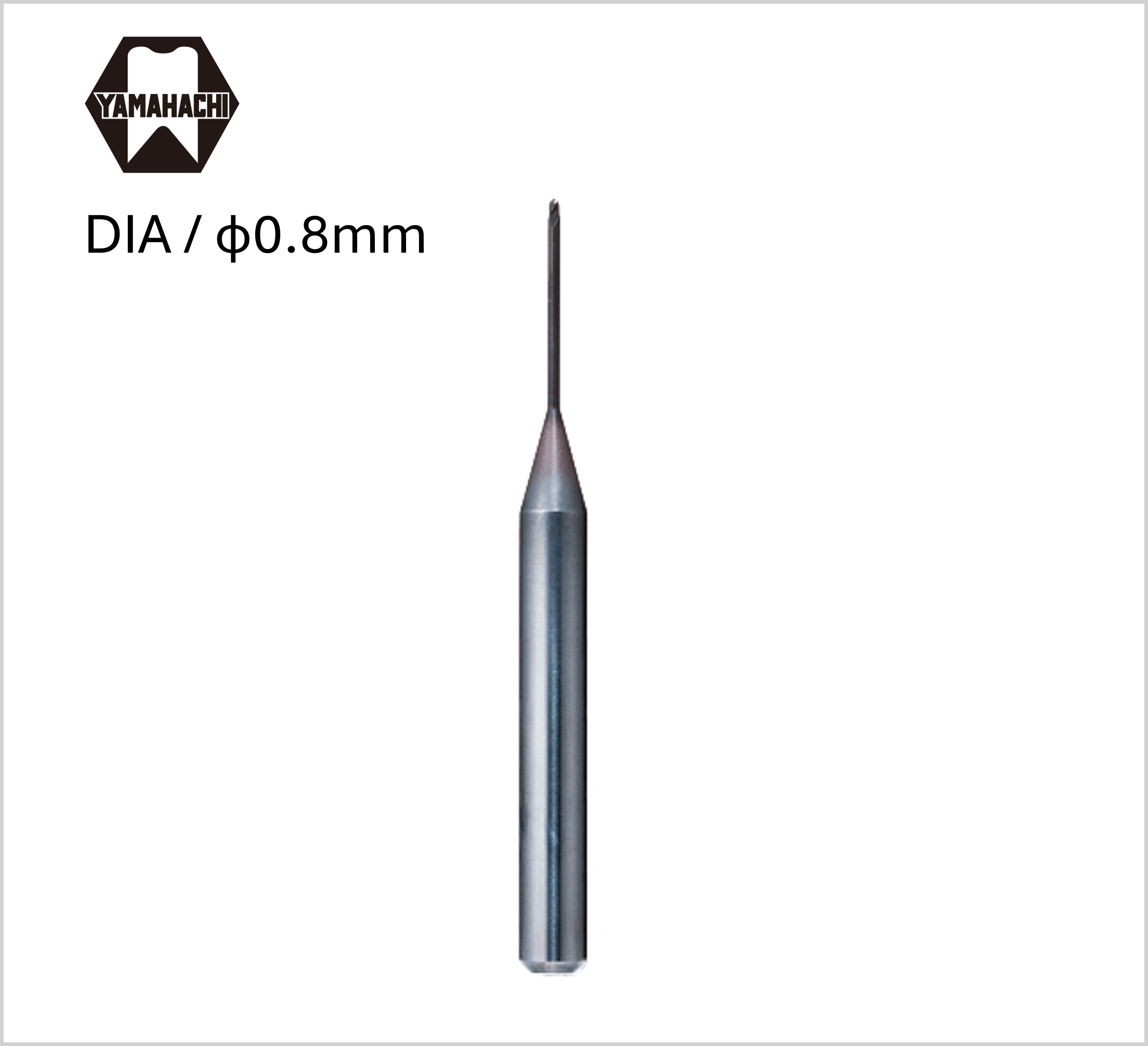 山八CAD/CAMミリングバー DIAコート(0.8mm)ボール – Datadesign