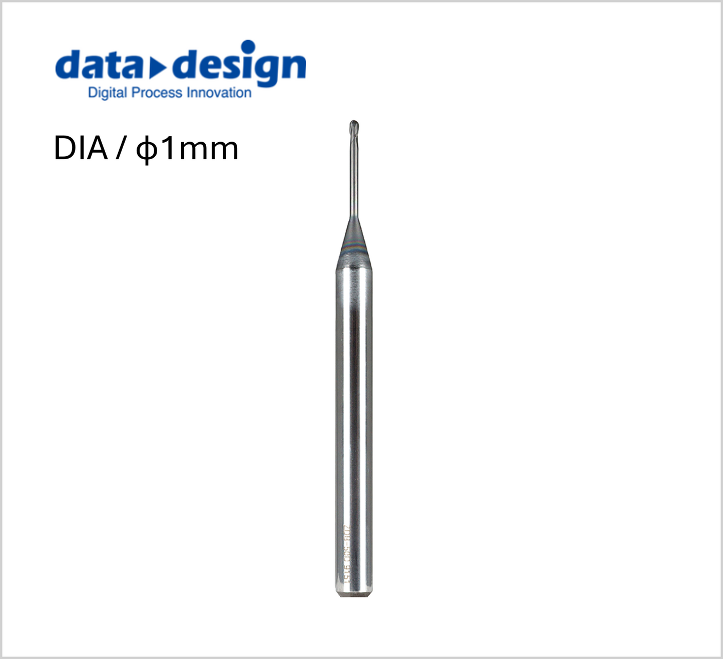 DDエクストラファインエンドミル - R0.5 (φ1mm)ボール